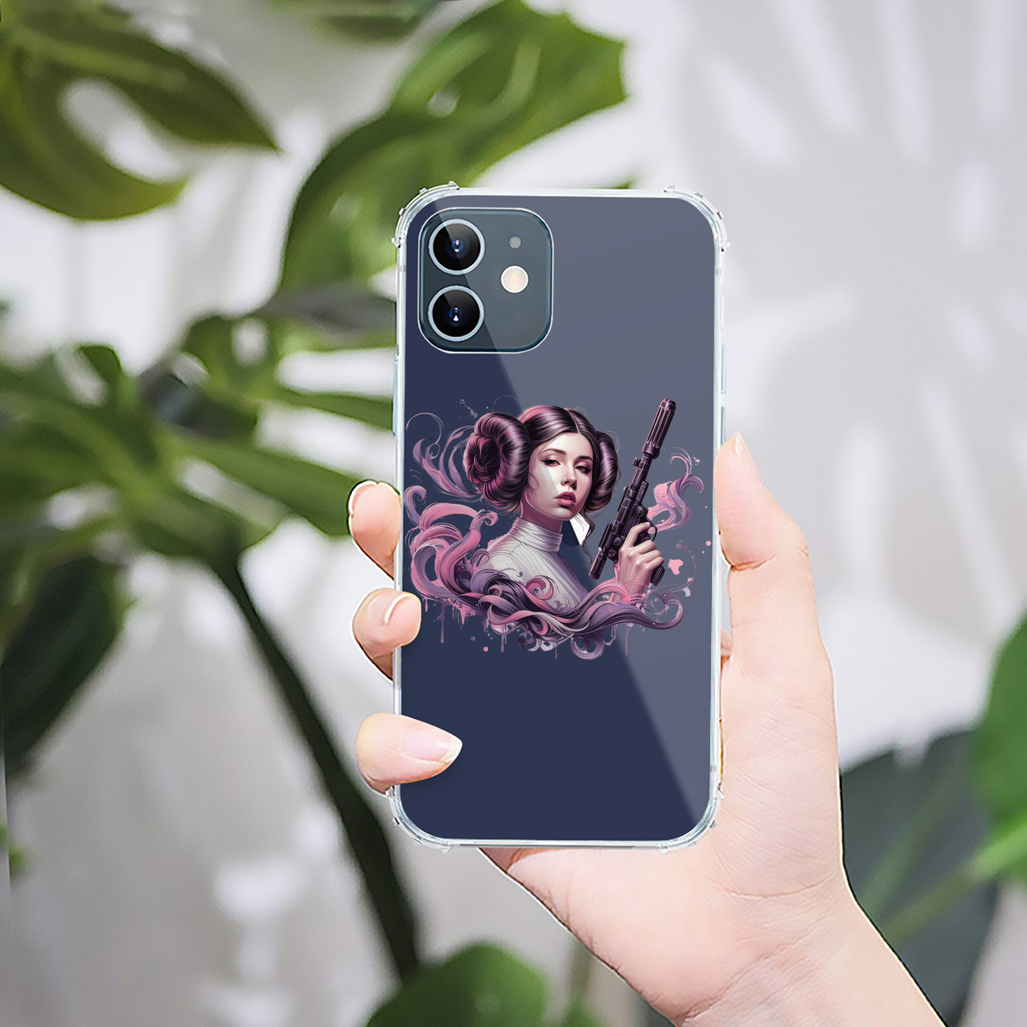 （画像用） スター・ウォーズ Star Wars 【iPhone 12シリーズ対応】透明スマホケース（クリアソフトケース）
